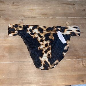 Victoria Secret Leopard Swim Bikini Bottoms